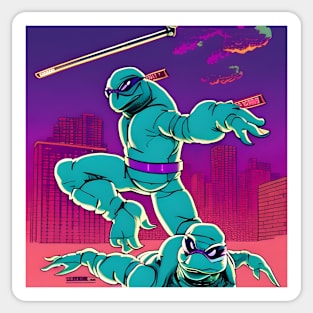 ninja turtles colorful Sticker